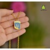 Кулон Герб Тризуб. Шеврон прапор України. Символіка України. Колір золото
